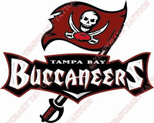 Tampa Bay Buccaneers Customize Temporary Tattoos Stickers NO.828